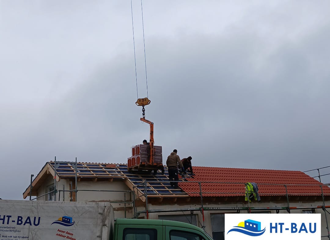 Dachstuhlmontage – Zimmererarbeiten